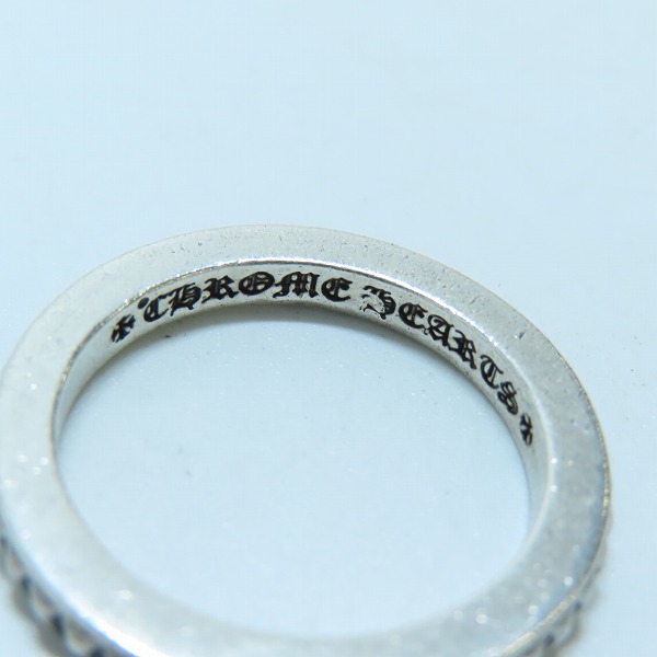 実際に弊社で買取させて頂いたCHROME HEARTS/クロムハーツ TFP Juvi punk/トゥルーファッキンパンク ジュビパンク リング/20号の画像 6枚目