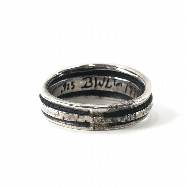 実際に弊社で買取させて頂いたBill Wall Leather/BWL/ビルウォールレザー クロス リング/21.5号の画像 3枚目