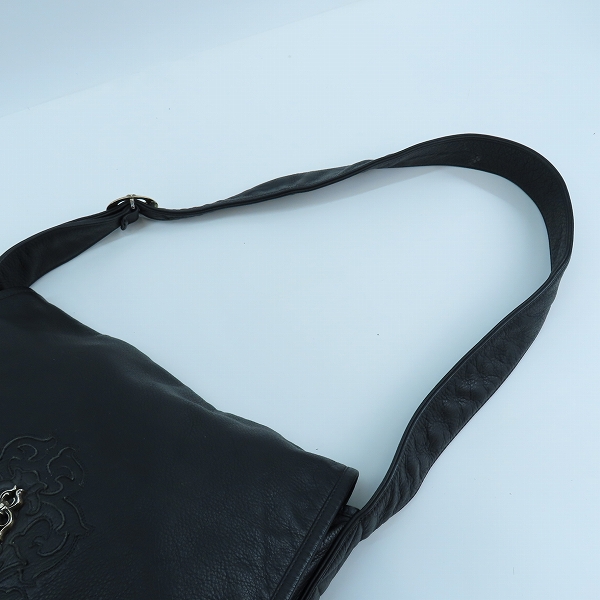 実際に弊社で買取させて頂いたCHROME HEARTS/クロムハーツ BAG MAIL LRG DGR ラージダガー メールバッグ/メッセンジャーバッグの画像 2枚目