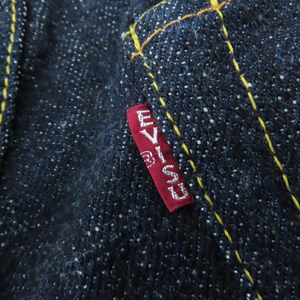 実際に弊社で買取させて頂いたEVISU/エヴィス 三十周年記念 ボタンフライ デニムパンツ 36×32の画像 6枚目