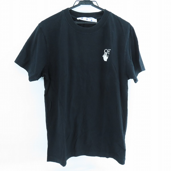 実際に弊社で買取させて頂いたOFF-WHITE/オフホワイト 21SS バックアロープリント/マーカーアロー 半袖Tシャツ OMAA027R21JER003/Mの画像 0枚目