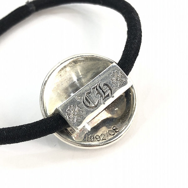 実際に弊社で買取させて頂いたCHROME HEARTS/クロムハーツ HAIRBAND #2 スターボタン ヘアゴム コンチョの画像 6枚目