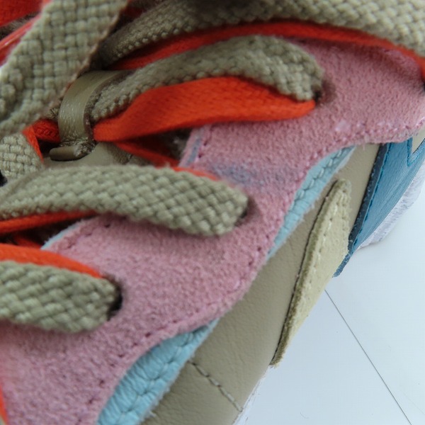 実際に弊社で買取させて頂いたNIKE×SACAI×KAWS/ナイキ×サカイ×カウズ BLAZER LOW REED ブレーザー ロー DM7901-200 28.0の画像 7枚目