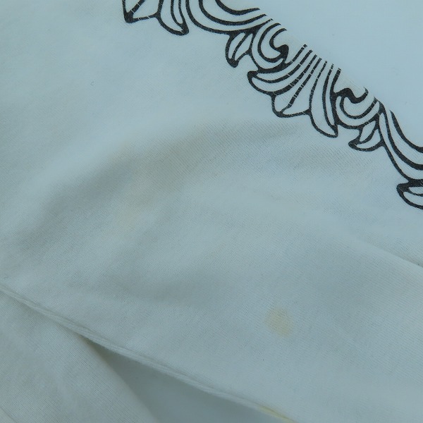 実際に弊社で買取させて頂いたCHROME HEARTS/クロムハーツ フローラルクロスプリント ダガージップアップ カーディガン/カットソー レディース/L の画像 7枚目