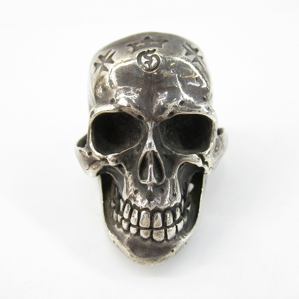 実際に弊社で買取させて頂いた【証明書】GABORATORY/ガボラトリー/ガボール ラージスカルリング w/ジョー 2マルティスクロススタンプ 17-19号 の画像 1枚目