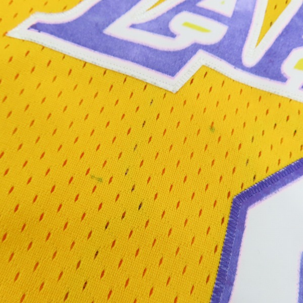 実際に弊社で買取させて頂いたReebok/リーボック NBA レイカーズ コービーブライアント レプリカユニフォーム ゲームシャツ XLの画像 9枚目