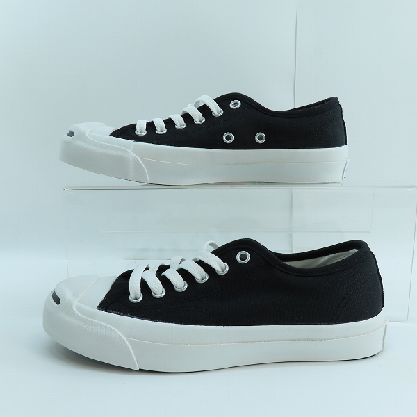 実際に弊社で買取させて頂いたCONVERSE/コンバース JACK PURCELL/ジャックパーセル スニーカー ブラック 1R194/24の画像 3枚目