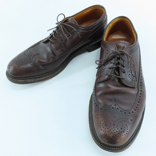 実際に弊社で買取させて頂いたalden/オールデン ウイングチップ レザーシューズ/9.5