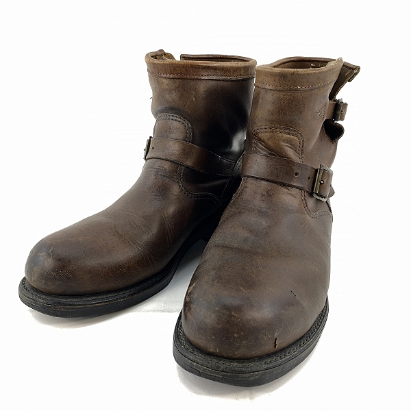 実際に弊社で買取させて頂いたCHIPPEWA/チペワ レザーショートエンジニアブーツ ブラウン 27873/9.5E