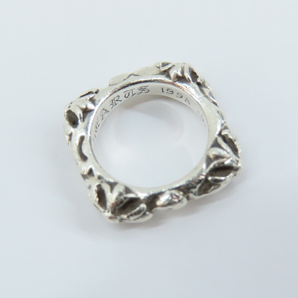 実際に弊社で買取させて頂いたCHROME HEARTS/クロムハーツ SBT BAND/SBTバンドリング 1.5号の画像 4枚目