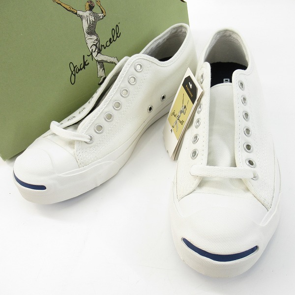 実際に弊社で買取させて頂いた【未使用】CONVERSE/コンバース ジャックパーセル ホワイト スニーカー 32260370/26.5