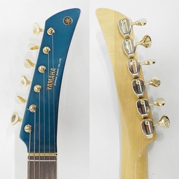 実際に弊社で買取させて頂いた★【美品】YAMAHA/ヤマハ SG7 20th Anniversary Candy Blue ビザール エレキギター ハードケース付の画像 2枚目