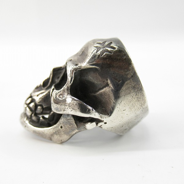 実際に弊社で買取させて頂いた【証明書】GABORATORY/ガボラトリー/ガボール ラージスカルリング w/ジョー 2マルティスクロススタンプ 17-19号 の画像 2枚目