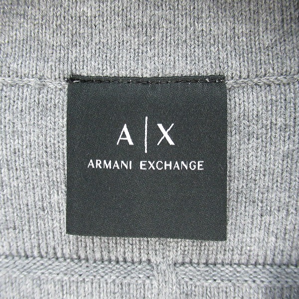 実際に弊社で買取させて頂いた【未使用】ARMANI EXCHANGE/アルマーニエクスチェンジ ニットジャケット/Mの画像 2枚目