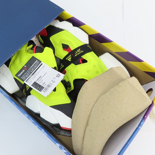 実際に弊社で買取させて頂いた【未使用】adidas×Reebok/アディダス×リーボック INSTAPUMP FURY BOOST/インスタポンプフューリー FW5305/27.5の画像 8枚目