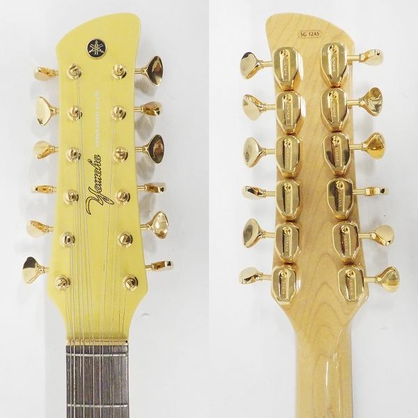実際に弊社で買取させて頂いた★【難有り】YAMAHA/ヤマハ SG-12AS/VY ビザール 12弦エレキギター1996年製 ハードケース付の画像 3枚目
