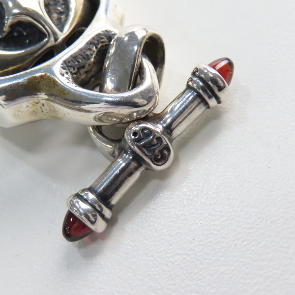 実際に弊社で買取させて頂いたBill Wall Leather/BWL/ビルウォールレザー ゴシッククロス スピナー ロール ペンダントトップ ｗ/Tバーの画像 6枚目