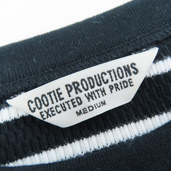実際に弊社で買取させて頂いたCOOTIE PRODUCTIONS/クーティープロダクションズ ボーダー 長袖Tシャツ/Mの画像 2枚目