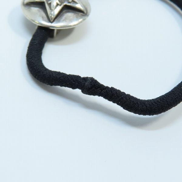 実際に弊社で買取させて頂いたCHROME HEARTS/クロムハーツ 5PT/5ポイントスター ヘアゴム/バンド/コンチョの画像 6枚目