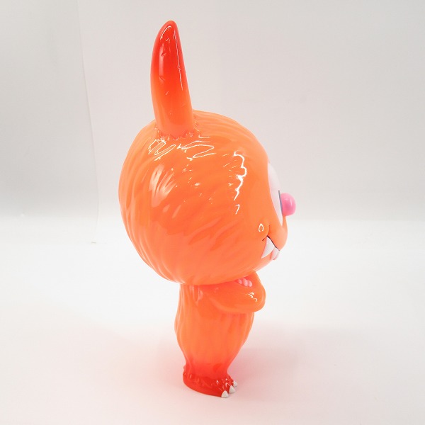 実際に弊社で買取させて頂いたCOWAWA by kasing lung x how2work hk labubu/ラブブ ソフビ オレンジの画像 4枚目