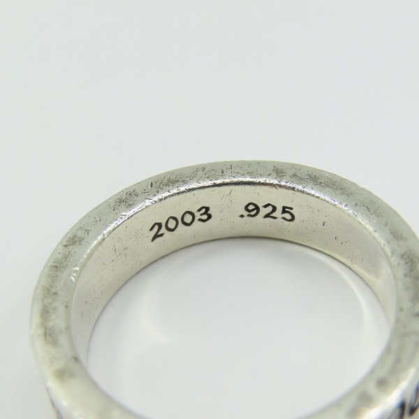 実際に弊社で買取させて頂いたCHROME HEARTS/クロムハーツ 6mm CH FOREVER フォーエバー スペーサーリング/24号の画像 7枚目