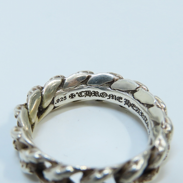 実際に弊社で買取させて頂いた【レシート有り】CHROME HEARTS/クロムハーツ XTRA FANCY RING SML エクストラファンシーリングスモール/16.5号の画像 4枚目