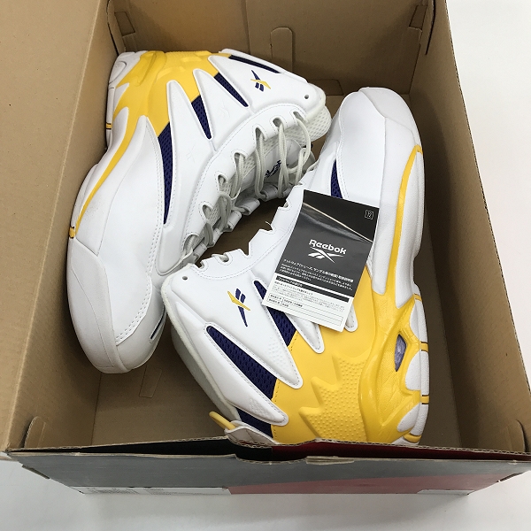 実際に弊社で買取させて頂いたReebok/リーボック クラシック THE BLAST LA LAKERS バスケットシューズ スニーカー GZ9520/29の画像 7枚目