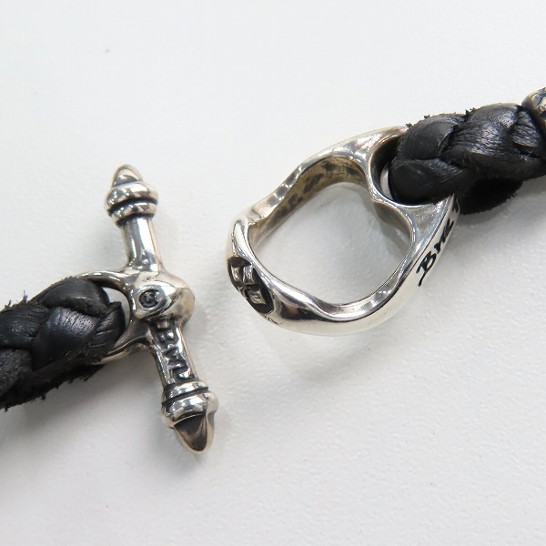 実際に弊社で買取させて頂いたBill Wall Leather/BWL/ビルウォールレザー Tバー&レザー ネックレスの画像 5枚目