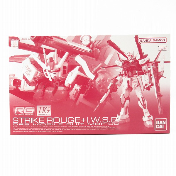 実際に弊社で買取させて頂いた【未組立】バンダイスピリッツ  機動戦士ガンダムSEED RG 1/144ストライクルージュ + HG I.W.S.P./プレバン/ガンプラ