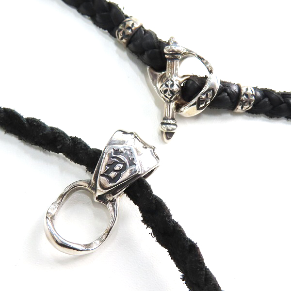 実際に弊社で買取させて頂いたBill Wall Leather/BWL/ビルウォールレザー Tバー&レザー ネックレス