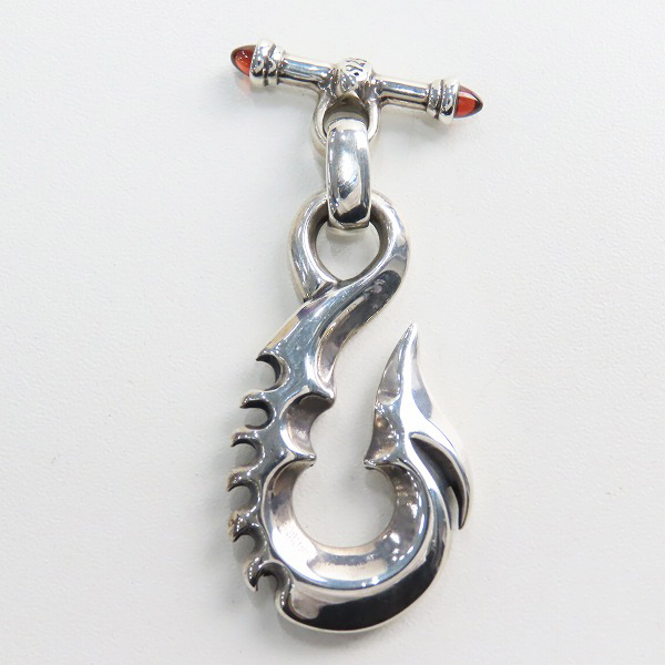 実際に弊社で買取させて頂いたBill Wall Leather/BWL/ビルウォールレザー フイッシュ フック ペンダント トップ w/Tバーの画像 2枚目