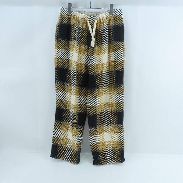 実際に弊社で買取させて頂いたEDIFICE/エディフィス DEVEAUX/デヴォー コットン チェック パンツ 22-030-300-1050-3-0 F