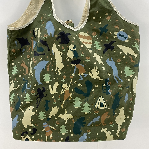 実際に弊社で買取させて頂いたHUNTING WORLD/ハンティングワールド ロゴ/総柄 リバーシブル トートバッグの画像 3枚目