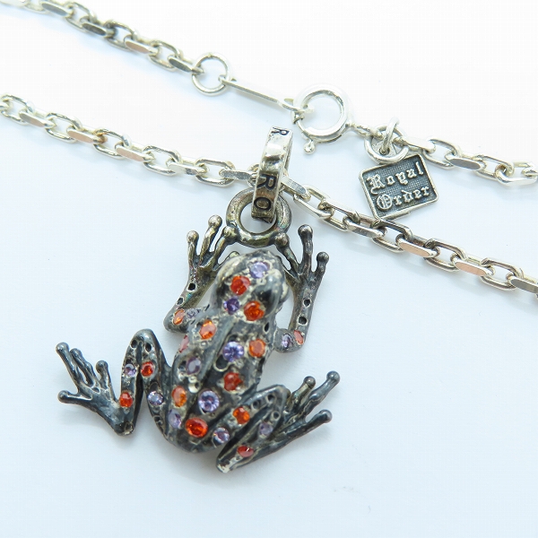実際に弊社で買取させて頂いたROYAL ORDER/ロイヤルオーダーフロッグ ペンダント