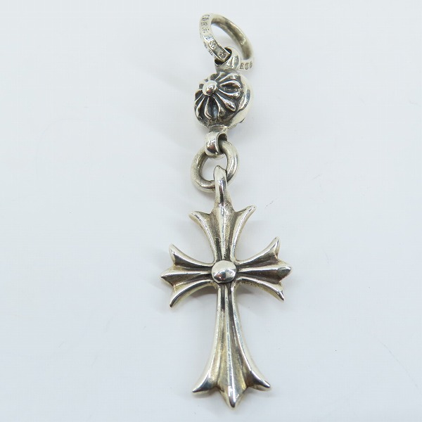 実際に弊社で買取させて頂いたCHROME HEARTS/クロムハーツ 1B TNY CH CRS/1ボールタイニーCHクロス チャームの画像 2枚目