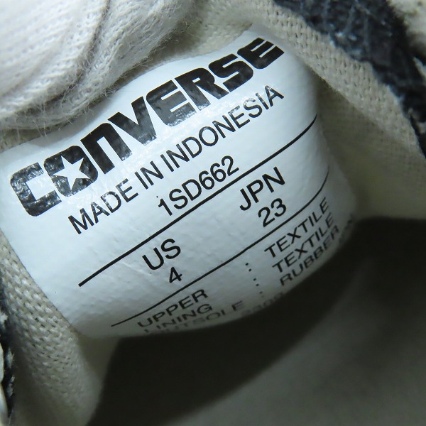 実際に弊社で買取させて頂いたCONVERSE/コンバース ALL STAR TREKWAVE HI/オールスター トレックウェーブ ハイ ハイカット スニーカー 1SD662/23.0の画像 5枚目