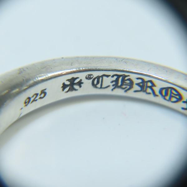 実際に弊社で買取させて頂いたCHROME HEARTS/クロムハーツ BABYCLSC/ベイビークラシック フローラルクロス リング/12.5-13号の画像 6枚目