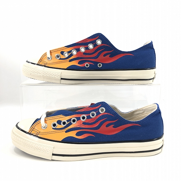 実際に弊社で買取させて頂いた【未使用】CONVERSE/コンバース ALL STAR US IGNT OX/オールスター イグナイト フレイムパターン 1SD742/27の画像 3枚目