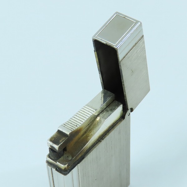 実際に弊社で買取させて頂いたS.T.Dupont/STデュポン GATSBY/ギャッツビー ヘアライン ガスライター シルバーの画像 6枚目