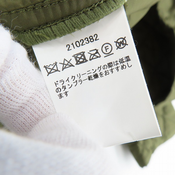 実際に弊社で買取させて頂いたBarbour/バブアー BURGHLEY キルティング ナイロンジャケット 2102382/38の画像 3枚目