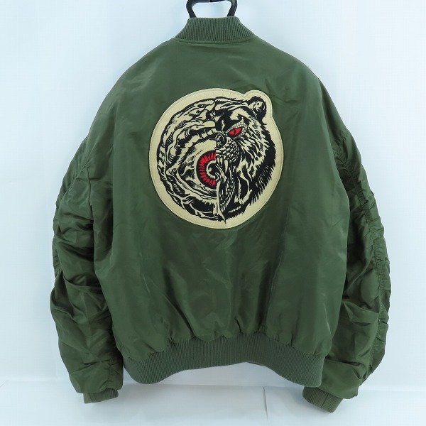実際に弊社で買取させて頂いたMISHKA/ミシカ MA-1 ジャケット/Lの画像 1枚目