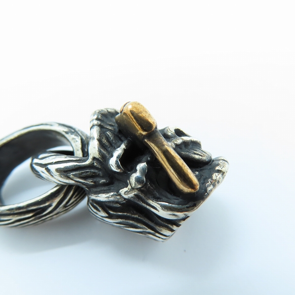 実際に弊社で買取させて頂いた【ギャラ付き】STARLINGEAR/スターリンギア マイクロハチェットマン Copper axe 2022 ハロウィン ペンダント トップの画像 4枚目