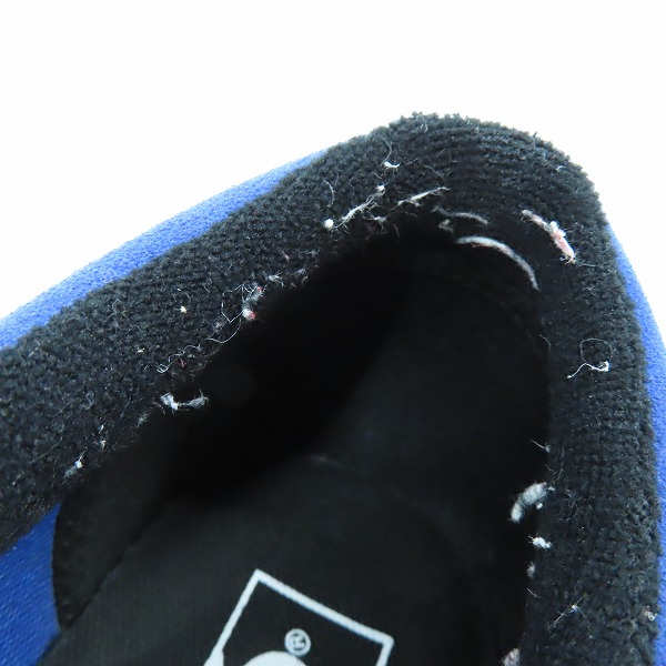 実際に弊社で買取させて頂いたVANS/バンズ スリッポン スニーカー/シューズ ブルー×ブラック 721278/28.0の画像 7枚目