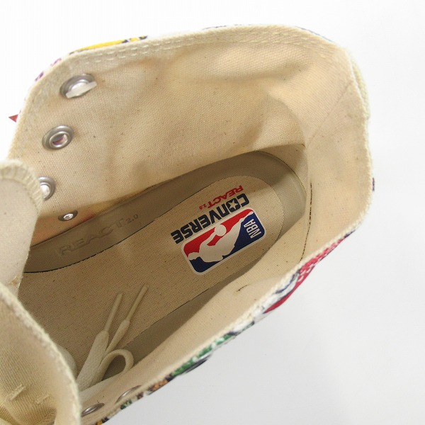 実際に弊社で買取させて頂いた【未使用】CONVERSE/コンバース ALL STAR R NBA HI R NBA  オールスター 1SD540 28.0の画像 4枚目
