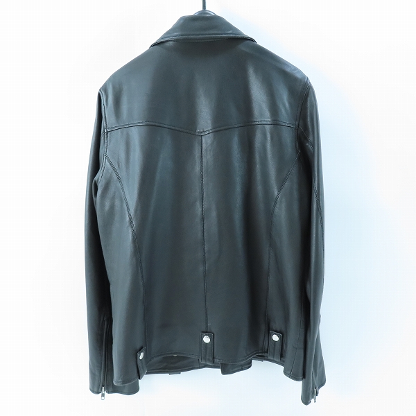 実際に弊社で買取させて頂いたJOURNAL STANDARD relume/ジャーナルスタンダードレリューム 羊革ダブルライダースジャケット 16-011-464-7730-3-0/Lの画像 1枚目
