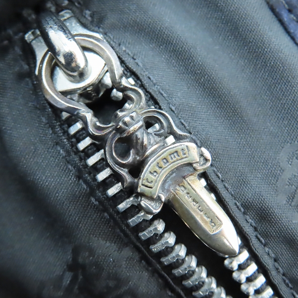 実際に弊社で買取させて頂いたCHROME HEARTS/クロムハーツ FS TOTE LND/CEM クロスパッチ ヌバックレザー FSトートバッグの画像 5枚目