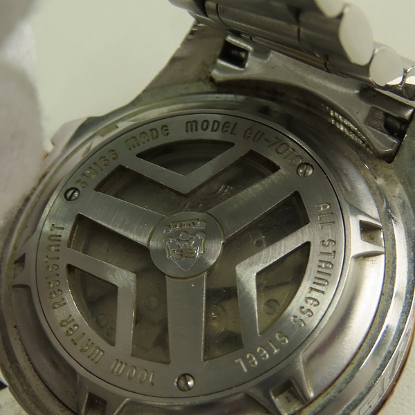 実際に弊社で買取させて頂いたEVISU/エヴィス YAMATE AUTOMATIC 腕時計 ev-7010の画像 4枚目