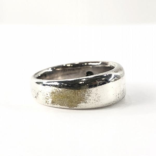 実際に弊社で買取させて頂いたBill Wall Leather/BWL/ビルウォールレザー スムース Cクロス クロス リング/18.5号の画像 4枚目