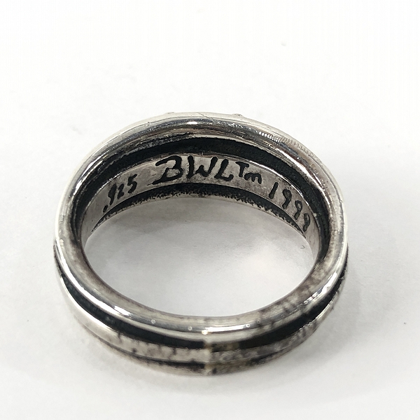実際に弊社で買取させて頂いたBill Wall Leather/BWL/ビルウォールレザー クロス リング/21.5号の画像 6枚目