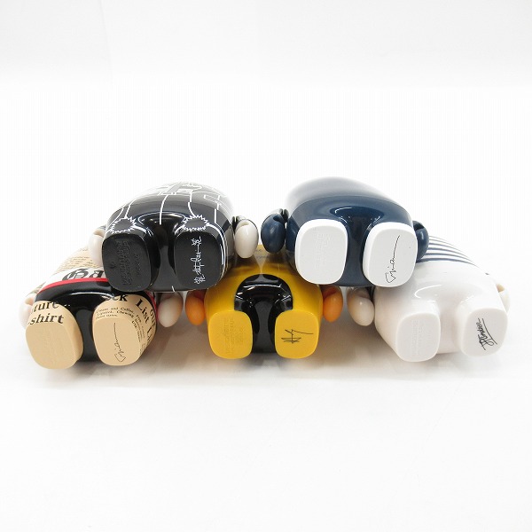 実際に弊社で買取させて頂いたKIDROBOT/キットロボット VISIONAIRE 45 MORE TOYS BLUE ヴィジョネア 45フィギュア 5体セットの画像 3枚目